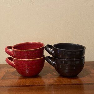 4 Starbucks  Ceramic Cups 8 oz. tea cups or coffee cups
